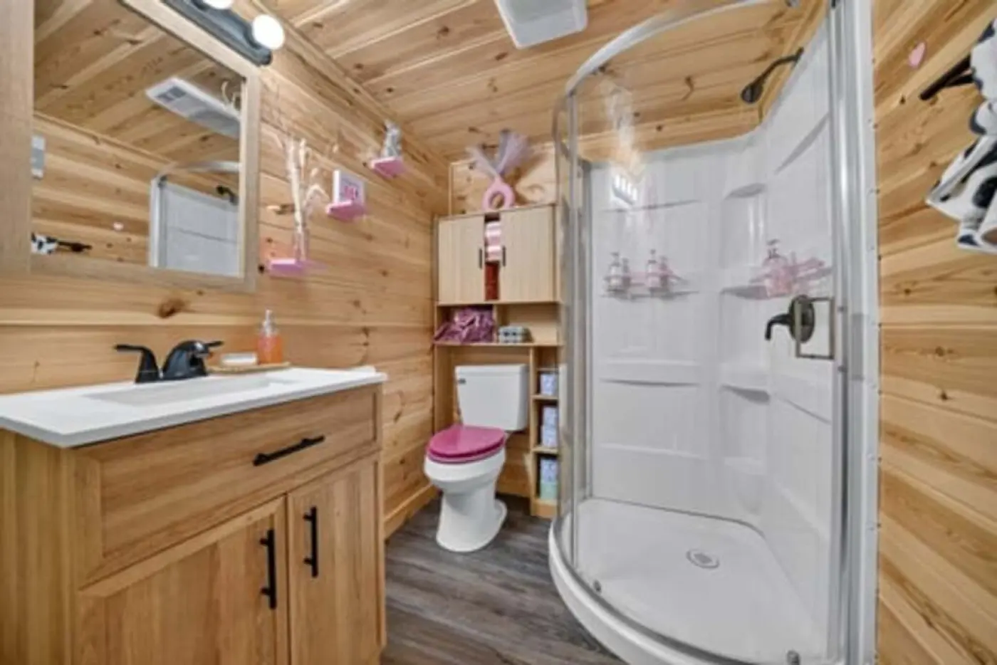 Photo 13 of Rosey Rodeo — Tiny Cabin with Hot Tub & Lake Views
